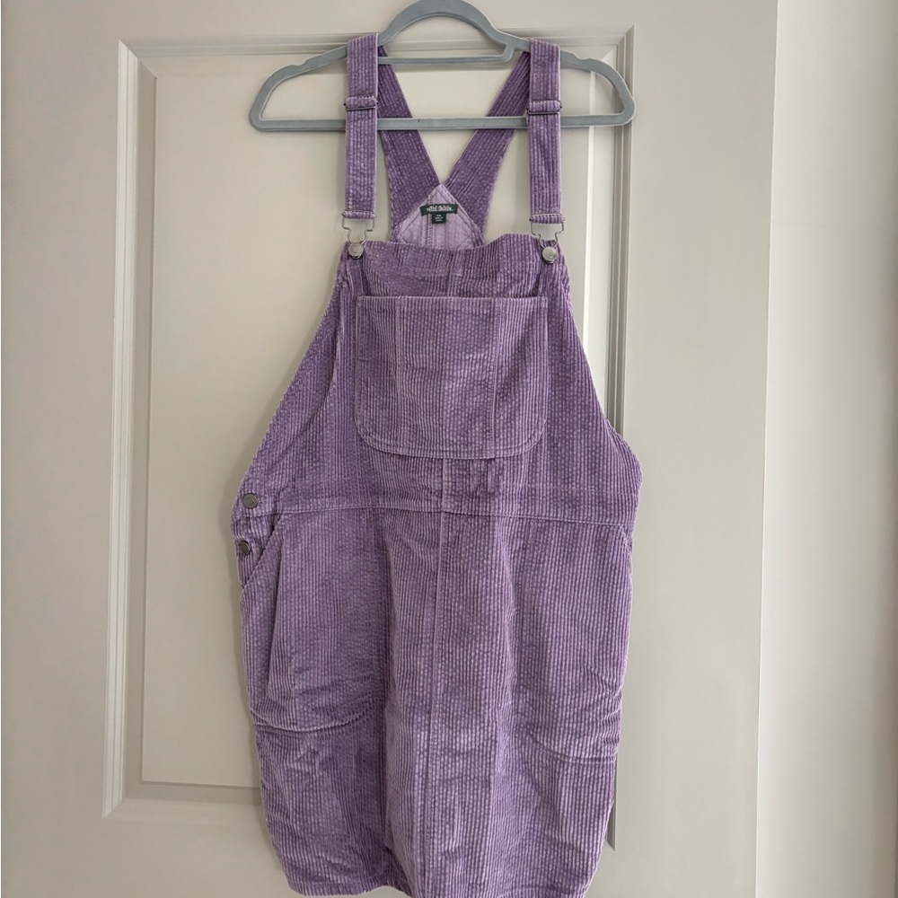 Wild Fable Lavender Corduroy Overalls